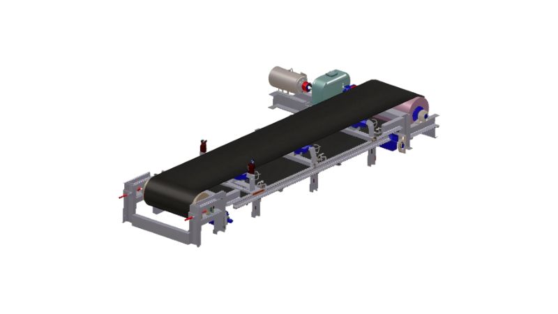 建筑垃圾制砖机配套设备皮带机皮带跑偏怎么操作