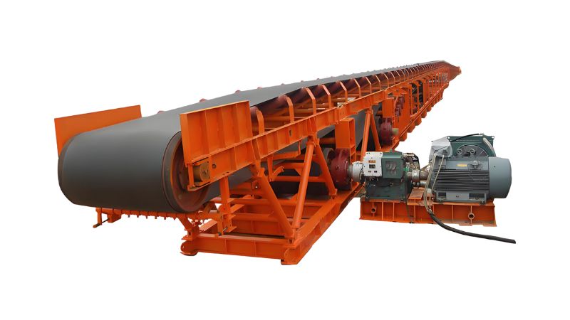 使用工具检测带式输送机托辊支架歪斜